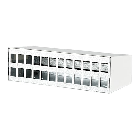 RJ45 Housing, White, 2.978