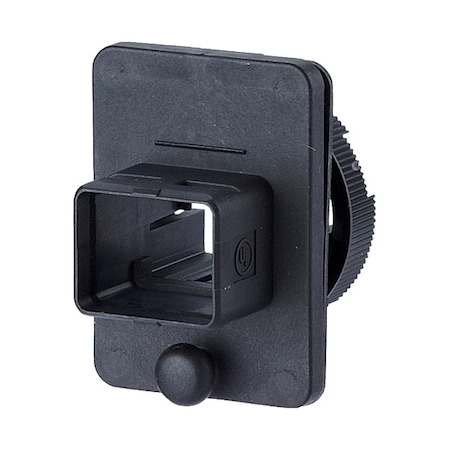 Bulkhead, Polyamides, Black, Flange MPN:1401043302KE