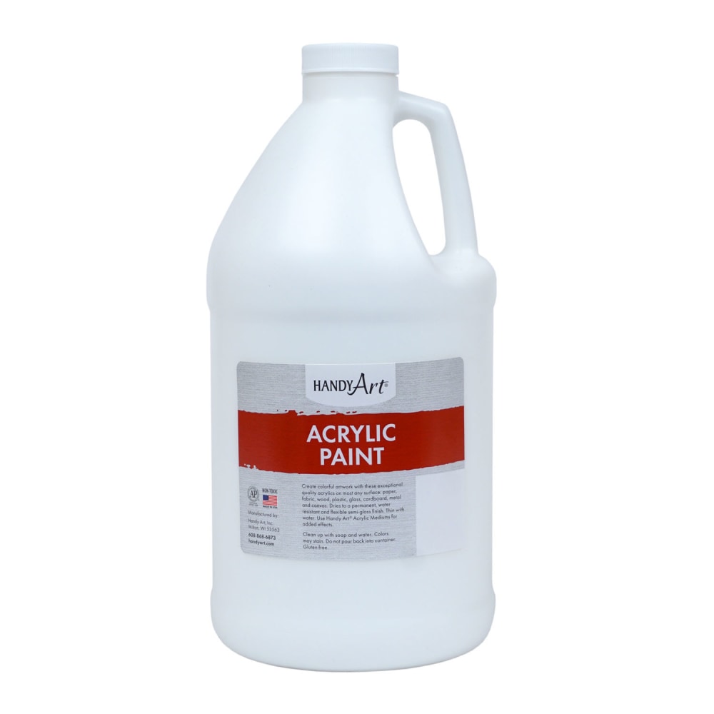 Handy Art Acrylic Paint Half Gallon, Titan White MPN:RPC102000