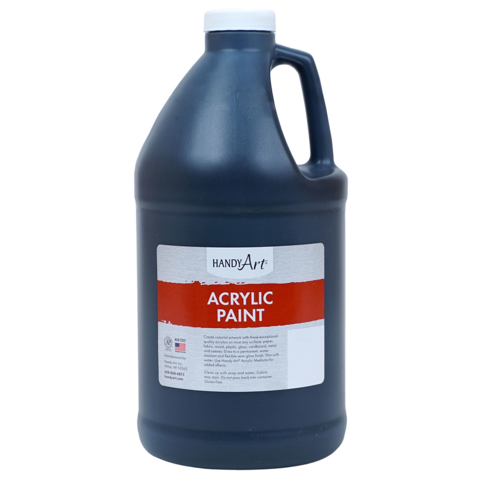 Handy Art Student Acrylic Paint, 64 Oz, Mars Black MPN:RPC102100