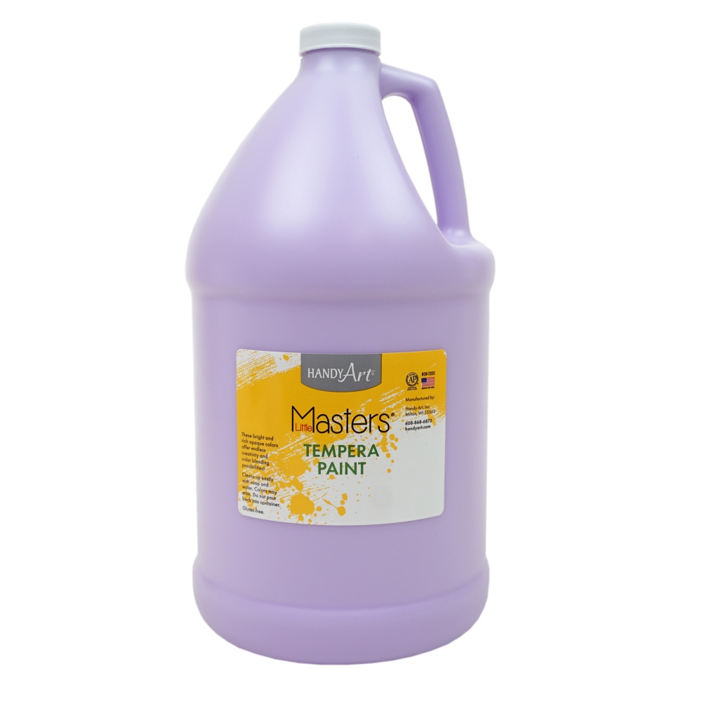 Handy Art Little Masters Tempera Paint, 1 Gallon, Light Purple MPN:RPC204738