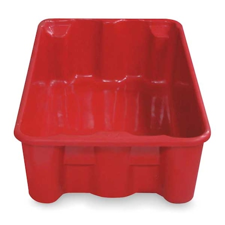 Stack & Nest Storage Container, 6.2 gal, 20-1/2 in L x 12-7/8 in W x 8 in H, Red MPN:7804085280