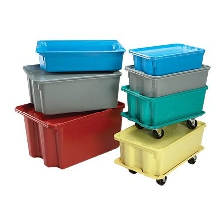 Hang & Stack Storage Bin, Fiberglass reinforced thermoset composite, Green, 11.375 in W MPN:790408 GN