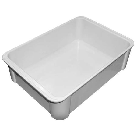 Stackable Storage Container, 3 gal, 16-1/2 in L x 11-3/8 in W x 4-5/8 in H, White MPN:8020085269