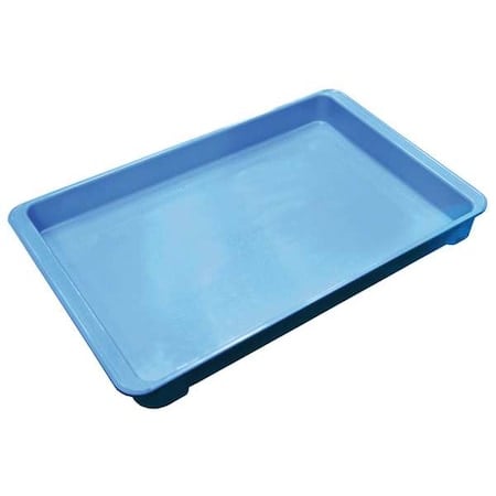 Stackable Storage Container, 1.3 gal, 18-3/4 in L x 11-7/8 in W x 1-3/4 in H, Blue MPN:8040085268