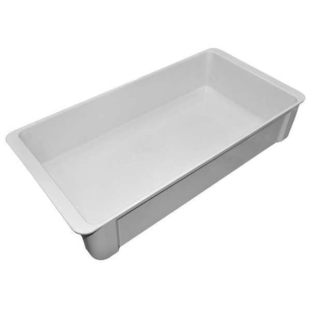 Stackable Storage Container, 4.5 gal, 23-3/8 in L x 12 in W x 4-3/8 in H, White MPN:8084085269