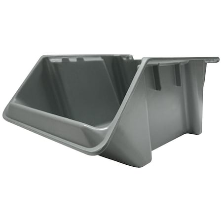 Hang & Stack Storage Bin, Fiberglass reinforced thermoset composite, Red, 11.39 in W, 18 in L MPN:842108 RD