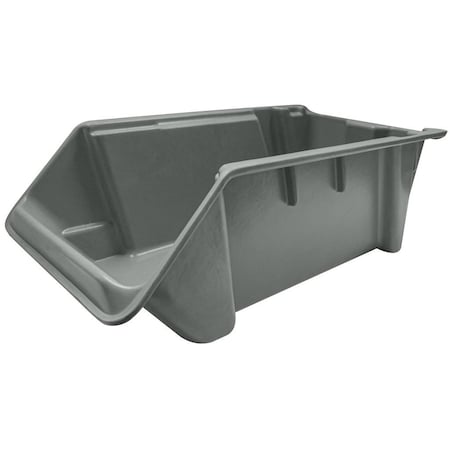 Hang & Stack Storage Bin, Fiberglass reinforced thermoset composite, Red, 11.39 in W, 24 in L MPN:842208 RD