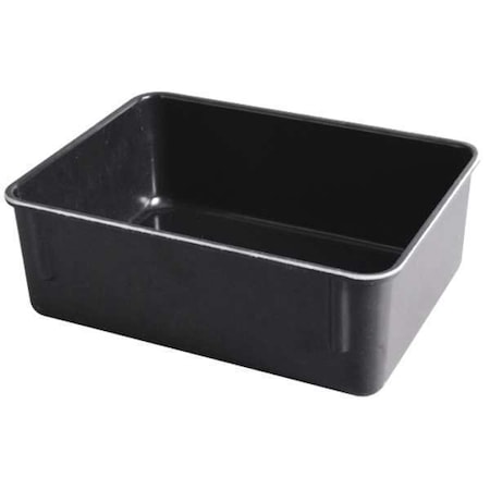 Stack & Nest Storage Container, 1.5 gal, 11-3/4 in L x 8-3/4 in W x 4-1/8 in H, Black MPN:9201085118