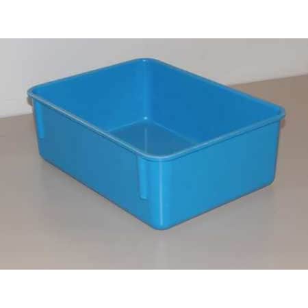 Stack & Nest Storage Container, 1.5 gal, 11-3/4 in L x 8-3/4 in W x 4-1/8 in H, Blue MPN:9201085268