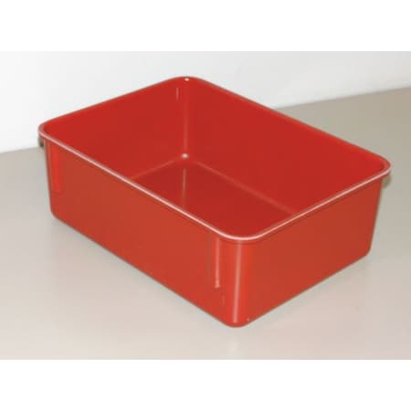 Stack & Nest Storage Container, 1.5 gal, 11-3/4 in L x 8-3/4 in W x 4-1/8 in H, Red MPN:9201085280