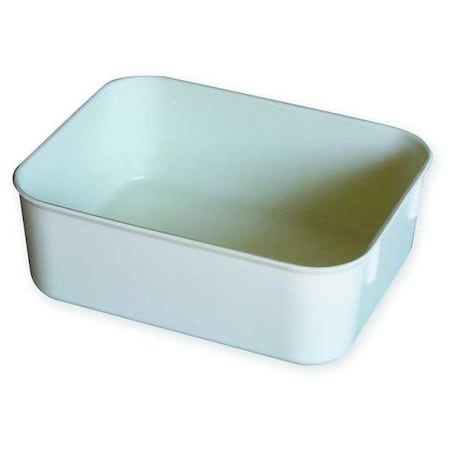 Stack & Nest Storage Container, 0.2 gal, 6-1/8 in L x 4-7/8 in W x 2-1/8 in H, White MPN:9211085269