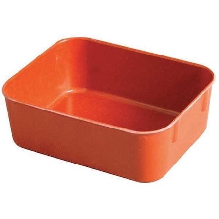 Stack & Nest Storage Container, 0.2 gal, 6-1/8 in L, 4-7/8 in W, 2-1/8 in H, Red MPN:9211085280