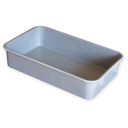 Stack & Nest Storage Container, 0.4 gal, 9-3/4 in L x 6-1/8 in W x 2-1/8 in H, Gray MPN:9221085136