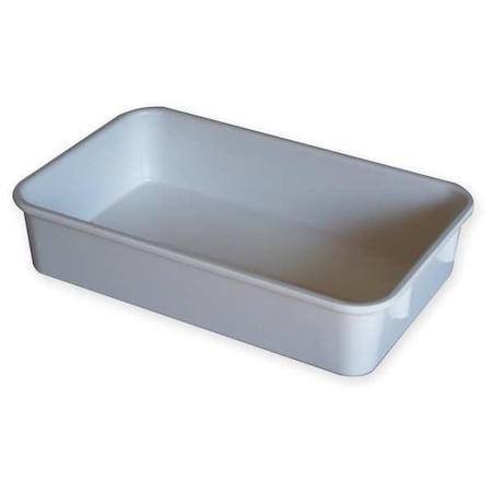 Stack & Nest Storage Container, 0.4 gal, 9-3/4 in L x 6-1/8 in W x 2-1/8 in H, White MPN:9221085269