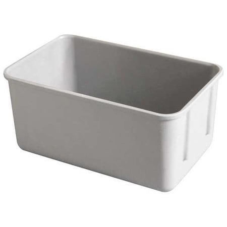 Stack & Nest Storage Container, 0.9 gal, 9-3/4 in L x 6-1/8 in W x 4-1/2 in H, Gray MPN:9261085136
