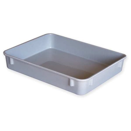Stack & Nest Storage Container, 0.9 gal, 12-3/8 in L x 9-3/4 in W x 2-1/8 in H, Gray MPN:9301085136