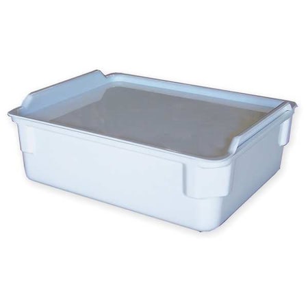 Storage Container, Fiberglass Reinforced Composite, White, 3-3/8 in H, 9-1/4 in W, 11-3/8 in L MPN:9401085269