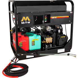 Mi-T-M® HS Stationary Gasoline Hot Water Pressure Washer CH730 Kohler 3500 PSI 5.6 GPM HS-3506-1MGK