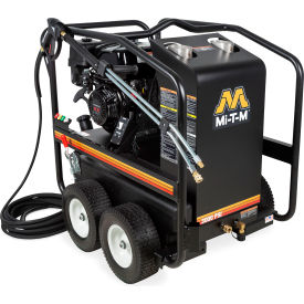 Mi-T-M® HSP Portable Gasoline Hot Water Pressure Washer GX270 Honda 3000 PSI 2.9 GPM HSP-3003-3MGH