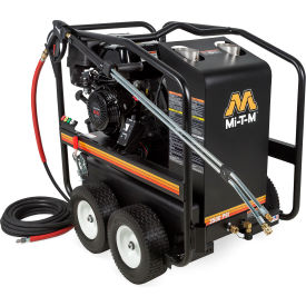 Mi-T-M® HSP Portable Gasoline Hot Water Pressure Washer GX390 Honda 3500 PSI 3.3 GPM HSP-3504-3MGH