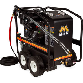 Mi-T-M® HSP Portable Gasoline Hot Water Pressure Washer 420cc Mi-T-M 3500 PSI 3.3 GPM HSP-3504-3MGM