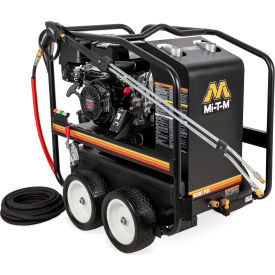 Mi-T-M® HSP Portable Gasoline Hot Water Pressure Washer 420cc Mi-T-M 4000 PSI 3.3 GPM HSP-4004-3MGM