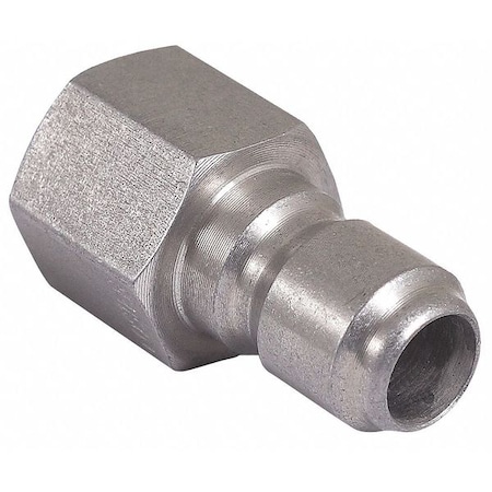 Quick Connect Plug, Female, 3/8 F x 3/8 In MPN:17-0006