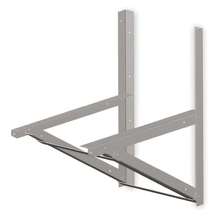 Wall Mounting Bracket, 2 Hx22 Wx36 In L MPN:AW-9501-0000