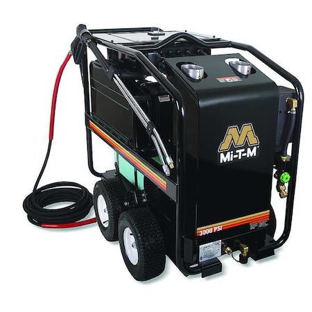 3500 PSI Pressure Washer, 3.5 GPM, Hot Water, 8 HP Electric, Diesel, Kerosene MPN:GH-3004-SM30
