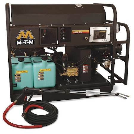 Heavy Duty 4000 psi 4.5 gpm Hot Water Gas Pressure Washer MPN:GH-4005-0MDK