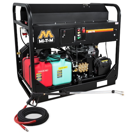 Medium Duty 3000 psi Hot Water Gas Pressure Washer MPN:HS-3005-0MGV