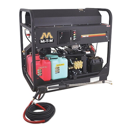 Heavy Duty 3500 psi Hot Water Gas Pressure Washer MPN:HS-3506-1MGH