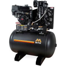 Mi-T-M® Stationary Air Compressor 80 Gallon Capacity 389cc Honda GX390 OHV Electric Start ABS-13H-80H