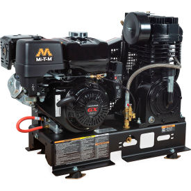 Mi-T-M® Base Mount Air Compressor 389cc Honda GX390 OHV Electric Start ABS-13H-B