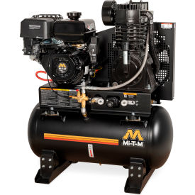 Mi-T-M® Stationary Air Compressor 30 Gallon Capacity 420cc Mi-T-M OHV Electric Start ABS-14M-30H