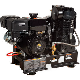 Mi-T-M® Base Mount Air Compressor 420cc Mi-T-M OHV Electric Start ABS-14M-B
