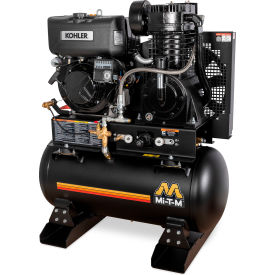 Mi-T-M® Stationary Air Compressor 30 Gallon Capacity Kohler KD440 OHV Electric Start ABS-9KD-30H