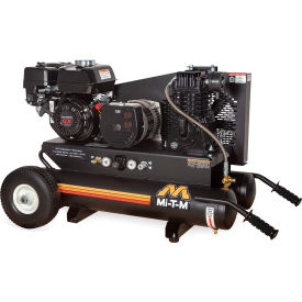 Mi-T-M® Portable Air Compressor/Generator Combo 8 Gal Cap 196cc Honda GX200 OHV Recoil Start AG1-PH65-08M1