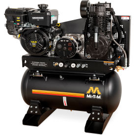 Mi-T-M® Stationary Air Compressor/Generator Combo 30 Gal. Cap. 408cc Vanguard Electric Start AG2-SV14-30ME