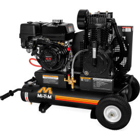 Mi-T-M® Portable Air Compressor 8 Gallon Capacity 270cc Honda GX270 OHV Recoil Start AM2-PH09-08M