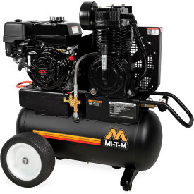 Mi-T-M® Portable Air Compressor 20 Gallon Capacity 270cc Honda GX270 OHV Recoil Start AM2-PH09-20M