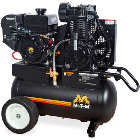 Mi-T-M® Portable Air Compressor 20 Gallon Capacity 300cc Mi-T-M OHV Recoil Start AM2-PM09-20M