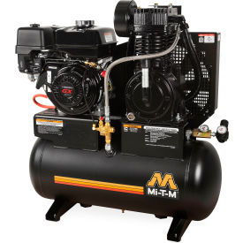 Mi-T-M® Stationary Air Compressor 20 Gallon Capacity 270cc Honda GX270 OHV Recoil Start AM2-SH09-20M