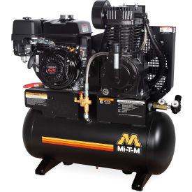 Mi-T-M® Stationary Air Compressor 20 Gallon Capacity 270cc Honda GX270 OHV Electric Start AM2-SH09-20ME