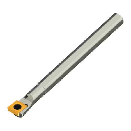 Indexable Boring Bar, A05H SCLCR 2, 4 in L, High Speed Steel, 80 Degrees Diamond Insert Shape MPN:20-0823