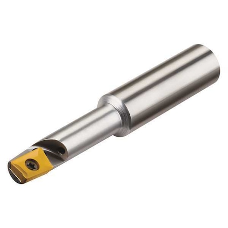 Indexable Square Shoulder End Mill, Coolant-Thru Milling Series, 3/8