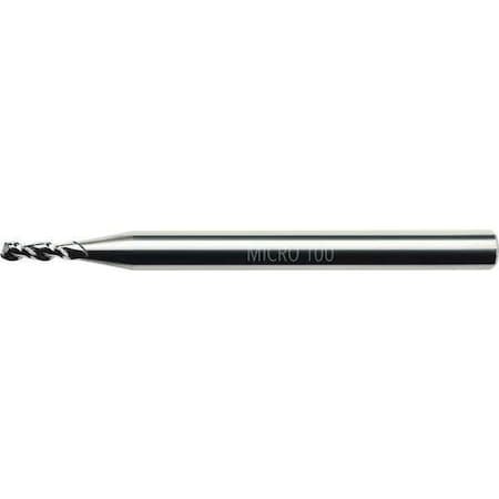Carbide End Mill, Dia 1/8 In, Cut L 1/2 In MPN:ARC-125-2-010S