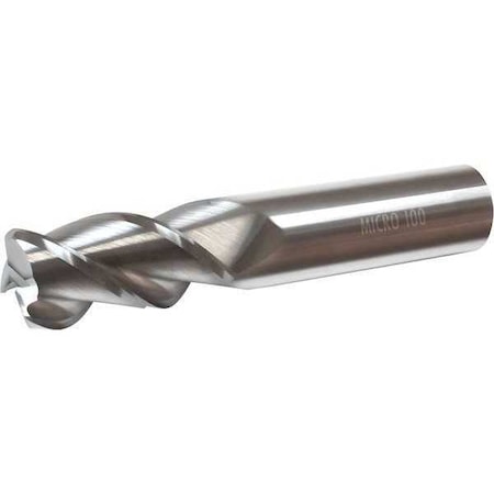 Carbide End Mill, Dia 1/4 In, Cut L 3/4 In MPN:ARC-250-3-030S