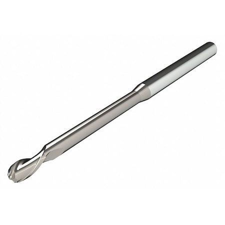 Ball End Mill, Single End, 0.1870